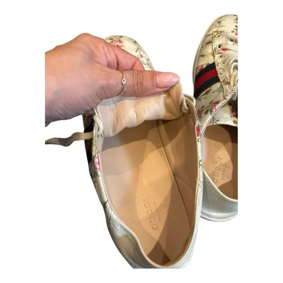 Gucci Floral Canvas Sneakers - Picture 3 of 4